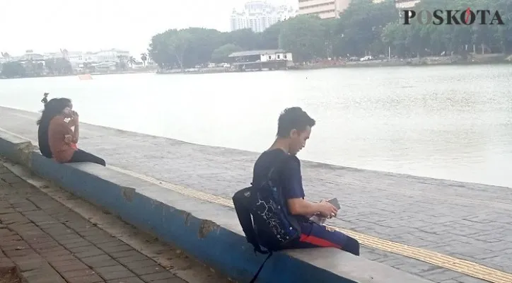 Danau Sunter Selatan di Tanjung Priok, Jakarta Utara. (Foto/Poskota.co.id/Yono)