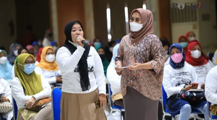 Kegiatan pencegahan stunting di Puspem Kota Tangerang, Banten. (foto: poskota/muhammad iqbal)