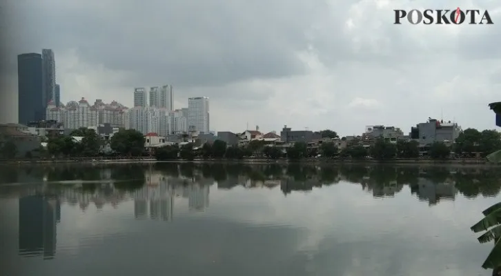 Waduk Grogol yang terletak di Tanjung Duren, Jakarta Barat. (Foto/Poskota.co.id/Cr04)