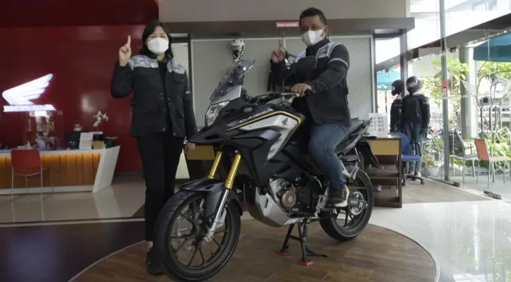 Honda New CB150X sudah bisa dipesan di Wilayah Jakarta dan Tangerang. (foto: Honda Wahana)