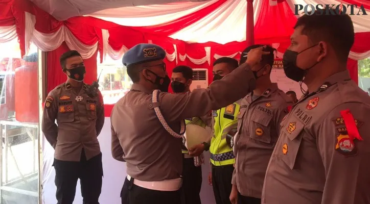 Tim Div Propam Polri Kunjungi Polres Lebak, Senin (27/12/2021). (yusuf)