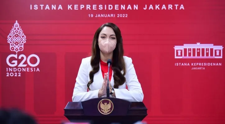 Juru Bicara Pemerintah dan Duta Adaptasi Kebiasaan Baru, dr. Reisa Broto Asmoro. (foto: biro pers istana)