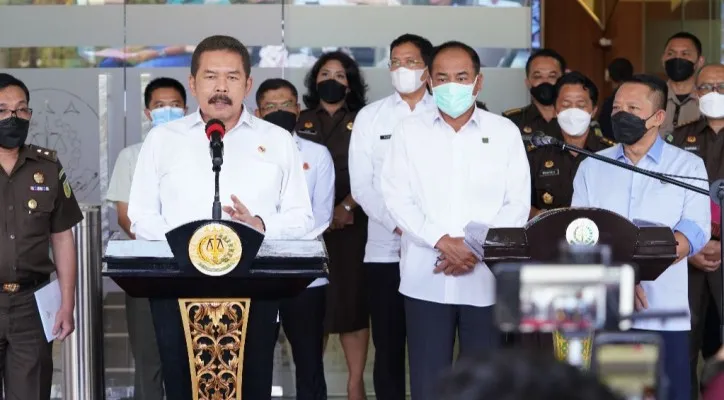 Jaksa Agung Jumpa Pers terkait kasus dugaan korupsi PT Garuda Indonesia. (Ist)