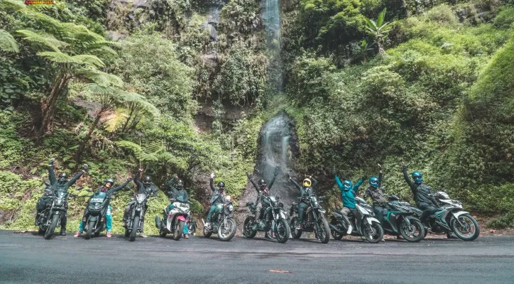 Lima Srikandi Gaspol Kebangkitan Ekonomi  dan Lapangan Kerja Geber Komunitas Jabar. (Foto/Srikandi Wonderful Ride)