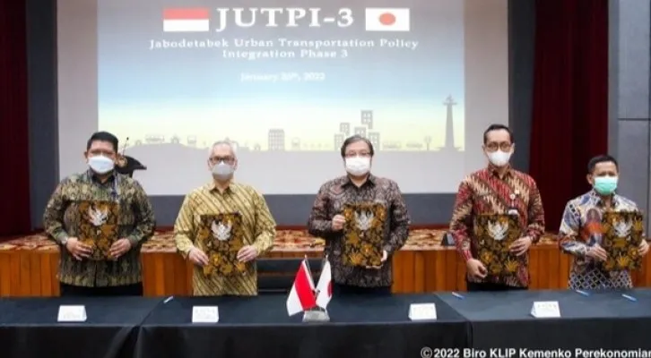 Pemerintah Indonesia bekerjasama dengan Pemerintah Jepang dan Japan International Cooperation Agency (JICA). (ekon.go.id)