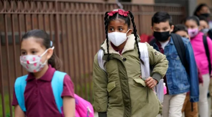 Mandat masker di sekolah dan pusat penitipan anak di seluruh negara bagian New Jersey.