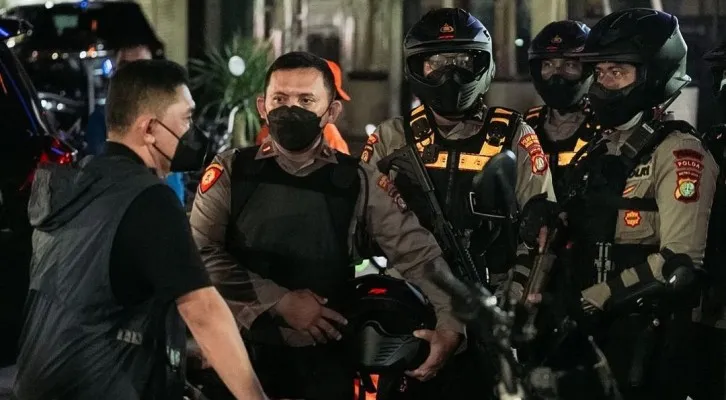 Kapolda Metro Jaya, Irjen Fadil Imran saat menyapa Tim Patroli Perintis Presisi di area Pasar Cipete, Jakarta Selatan (Ist)