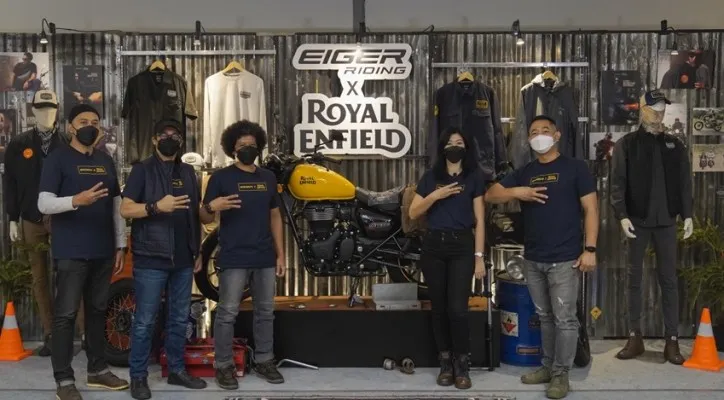 Kolaborasi EIGER Adventure dan Royal Enfield, Luncurkan Koleksi Apparel & Gear Eksklusif di Lini Produk EIGER Riding. (Foto: EIGER Adventure)