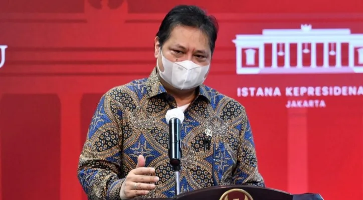 Menko Bidang Perekonomian Airlangga Hartarto. (foto biro pers)