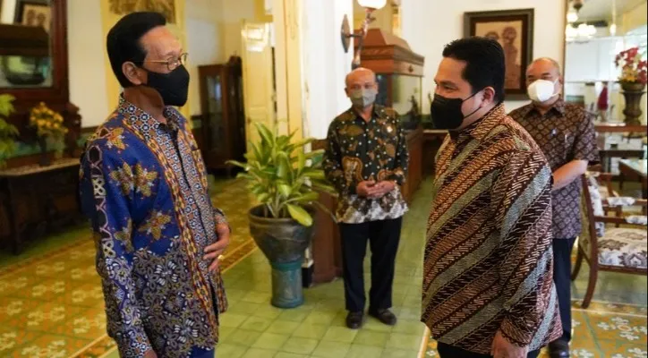 Temui Sultan, Erick Thohir Bahas Tol hingga Candi Borobudur. (Foto: BUMN)