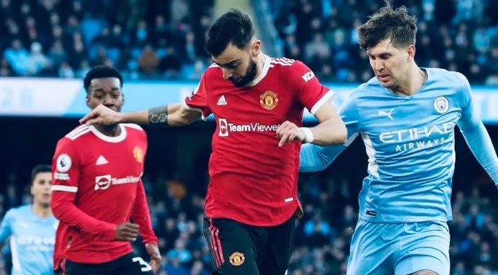 Laga Manchester City vs Manchester United (foto: twitter ManUtd)