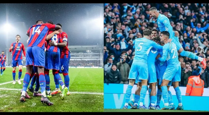 Pekan ke-29 Liga Inggris akan menghadirkan pertandingan Crystal Palace vs Manchester City, Selasa (15/3/2022). (sumber gambar: Instagram/cpfc/mancity)