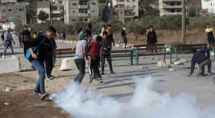 Serangan Pasukan Israel di Tepi Barat, Palestina. (Foto: Twitter/@RichardHardigan)