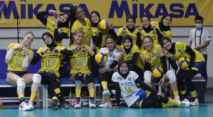 Tim putri Bandung bjb Tandamata memastikan satu tempat di babak final Proliga 2022. (ist)