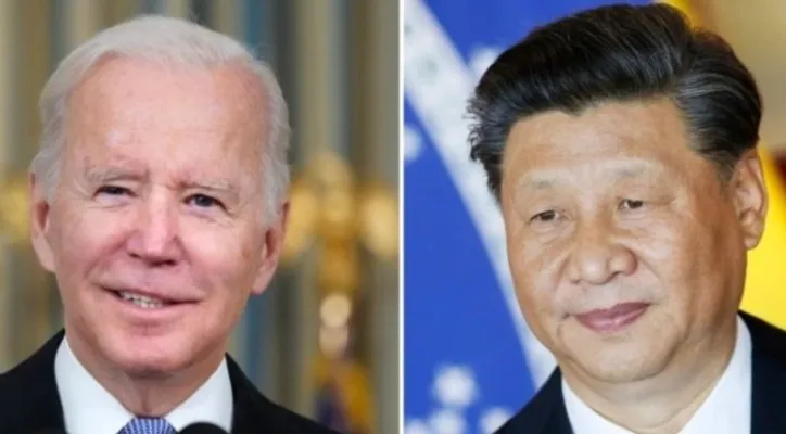 Presiden Amerika Serikat Joe Biden, dan Presiden China Xi Jinping (Foto: twitter/_AfricanSoil)