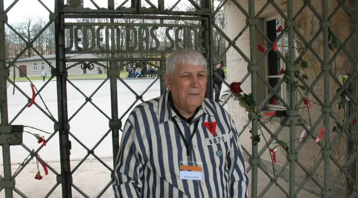 Boris Romanchenko, seorang penyintas Holocaust (pembantaian oleh Nazi) berusia 96 tahun yang tewas dalam serangan Rusia. (Foto: twitter/@Buchenwald_Dora)