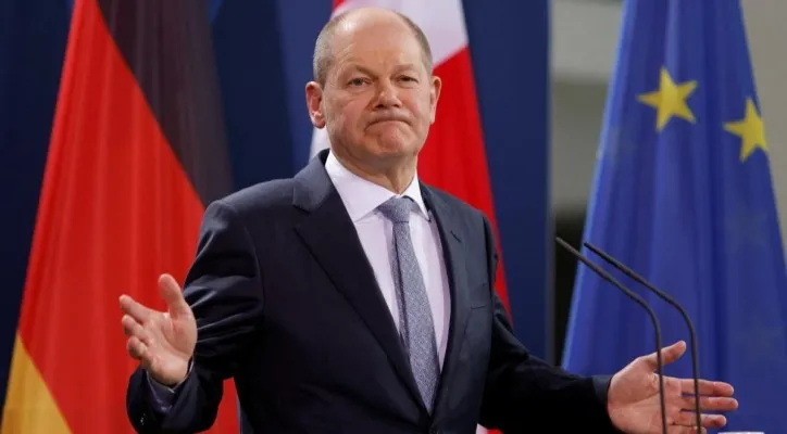 Kanselir Jerman Olaf Scholz (Foto: Twitter/@cookmonika2022)