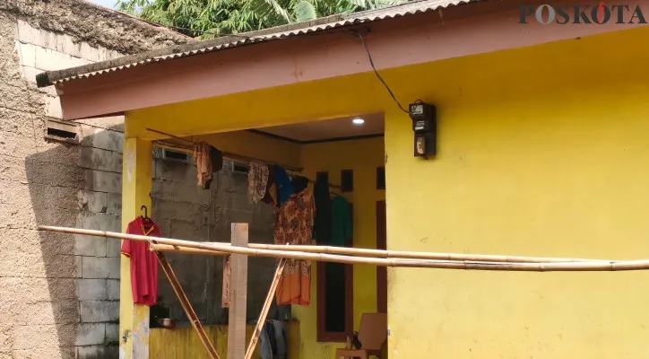 Rumah RS, tersangka teror di Tangerang Selatan. (veronica)