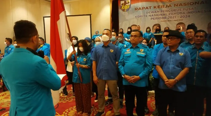 Pelantikan DPP KNPI di Jakarta. (foto: ist)