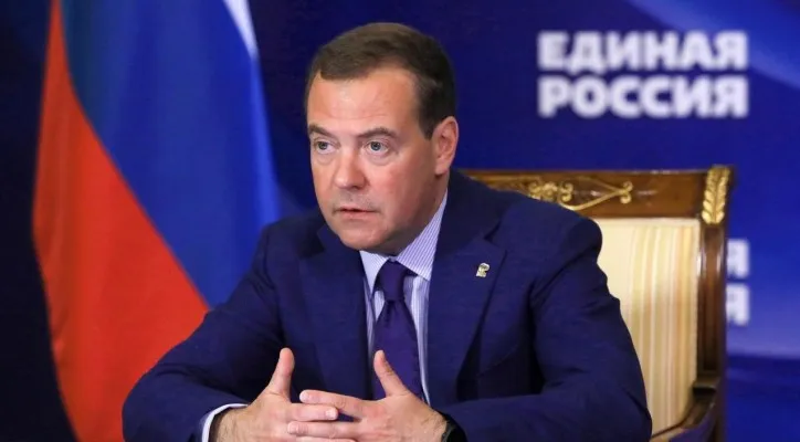 Mantan Presiden Rusia dan Wakil Ketua Dewan Keamanan Rusia, Dmitry Medvedev (Foto: apocalypsesos)