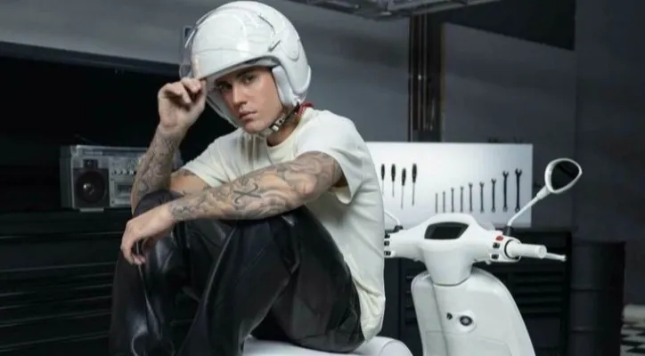 Kolaborasi Vespa X Justin Bieber luncurkan skuter edisi khusus (Foto: instagram/vespa)