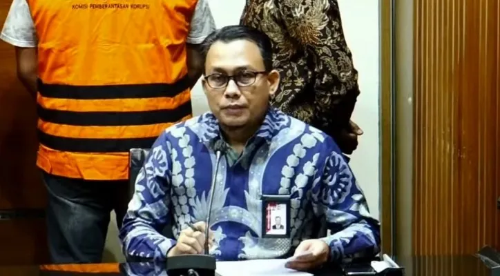 Kepala Bagian Pemberitaan KPK, Ali Fikri. (Foto: Tangkapan layar YouTube KPK RI)