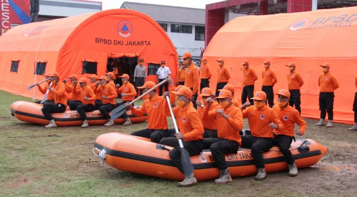 BPBD DKI Jakarta terjunkan TRC ke tiap kelurahan untuk mengantisipasi potensi bencanan. (foto: ist)