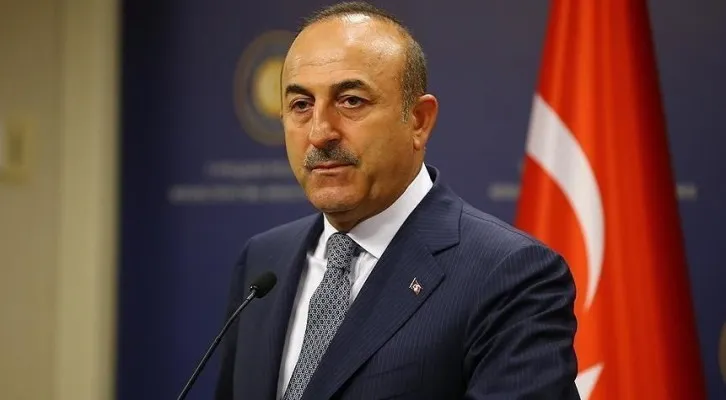 Menteri Luar Negeri Turki, Mevlut Cavusoglu (Foto: Twitter/Nexta_TV)