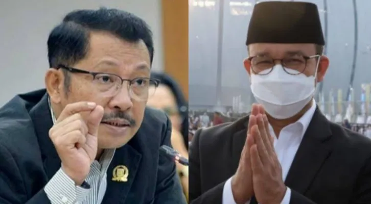 Kolase foto Gilbert Simanjuntak dan Anies Baswedan. (foto: diolah dari google)