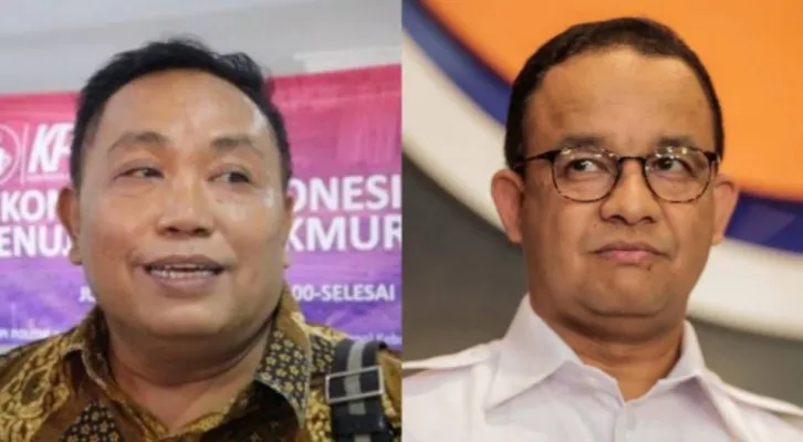 Kolase foto Arief Poyuono dan Anies Baswedan. (diolah dari google)