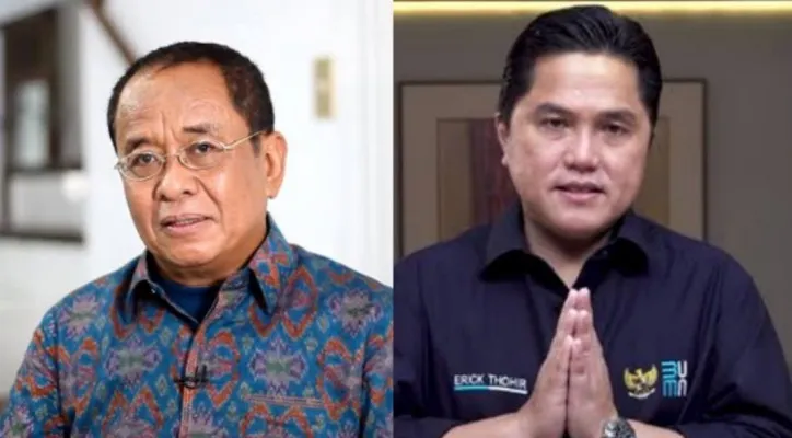 Kolase foto Said Didu dan Erick Thohir. (foto: diolah dari google)