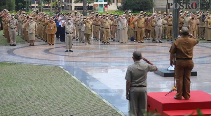 Melandainya kasus Covid-19 di Indonesia saat ini, Walikota Kota Administrasi Jakarta Utara, Ali Maulana Hakim memastikan seluruh Aparatur Sipil Negara (ASN) akan Work From Office (WFO). (cr06)