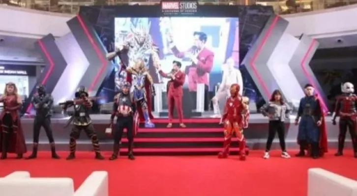 Pameran Marvel Studios Exhibition di PIM 3 Jaksel. (ist)