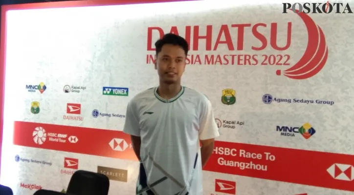 Pebulutangkis tunggal putra Indonesia, Anthony Sinisuka Ginting (foto/yoga)