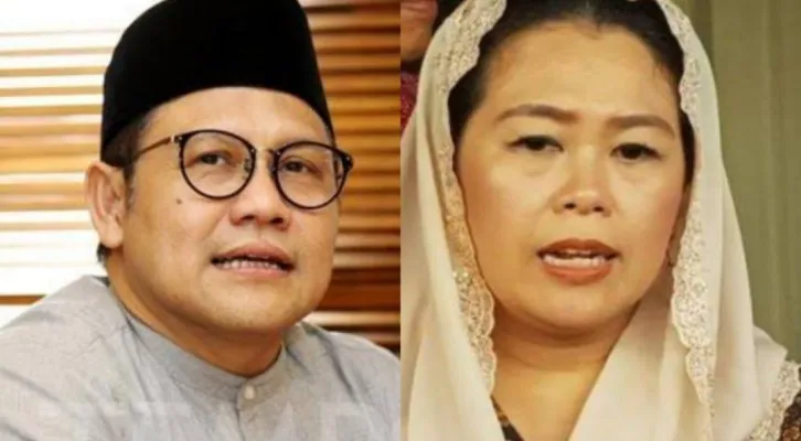 Kolase foto Ketua Umum PKB Muhaimin Iskandar dan Yenny Wahid. (foto: diolah dari google)