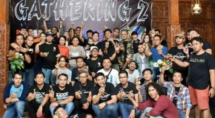 Komunitas Zippo Indonesia saat Gathering. (foto: ist)