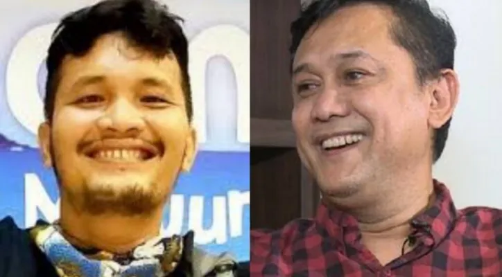 Kolase foto Nicho Silalahi dan Denny Siregar. (foto: diolah dari google)