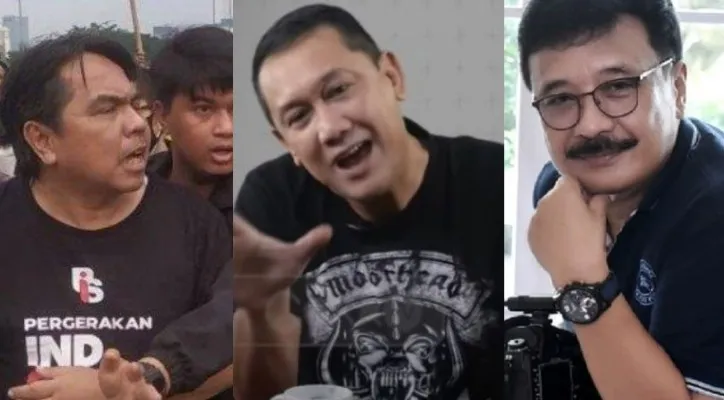 Kolase foto Ade Armando, Denny Siregar, dan Rudi S Kamri (Foto: ist/diolah dari google)