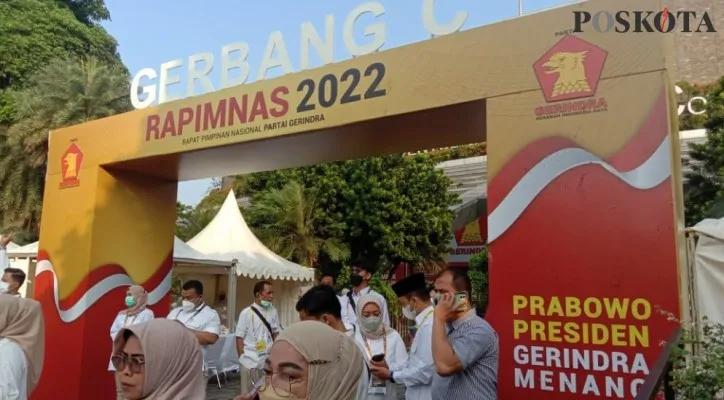 Suasana ICC Sentul menjelang Rapimnas Partai Gerindra. (foto: poskota/wanto)