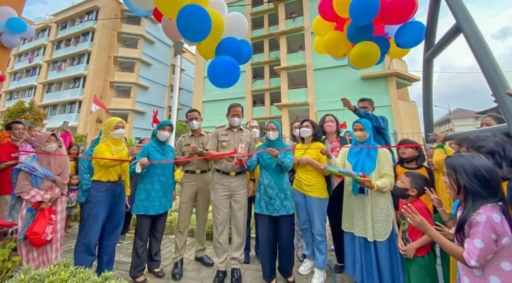 Wali Kota Kota Administrasi Jakarta Utara, Ali Maulana Hakim adakan Bulan Imunisasi Anak Indonesia. (ist)