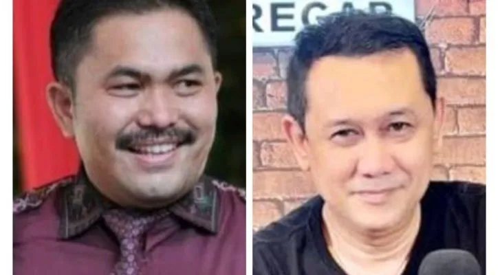 Kuasa hukum Brigadir J, Kamaruddin Simanjuntak dan pegiat media sosial Denny Siregar.(ist)