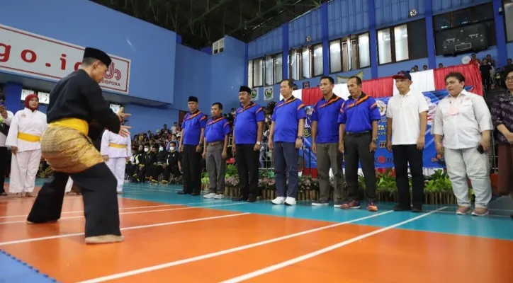 1.030 pesilat muda mengikuti Kejuaraan Pencak Silat Pelajar untuk memperebutkan Piala Walikota Jakarta Utara. (foto: ist)