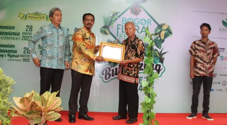 Wakil Walikota Bogor Resmikan 'Bogor Flora Festival 2022'. (ist)