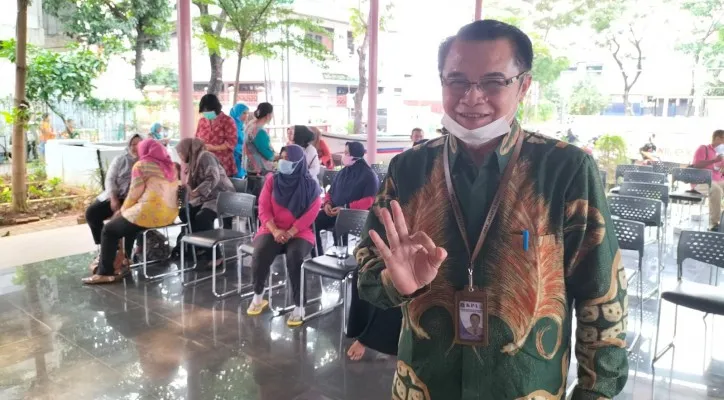 Sekretaris Komisi Penanggulangan AIDS Jakarta Barat, Sukarno. (Pandi)