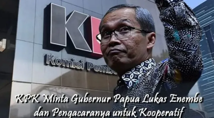 Postingan IG Humas Polda Metro Jaya soal kasus Gubernur Papua, Lucas Enembe di KPK. (Ist)