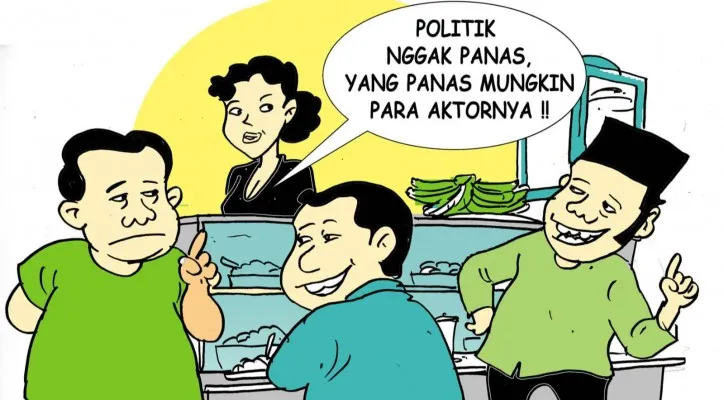 Bosan ngomongin politik mulu.(Kartunis: Yudi Ucha)