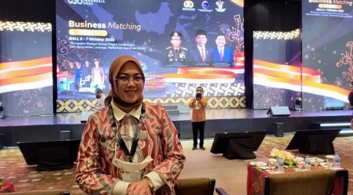 Bupati Purwakarta Anne Ratna Mustika menghadiri forum Business Matching di Bali.