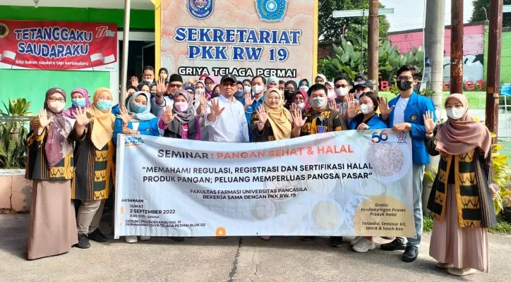 Fakultas Farmasi Universitas Pancasila Gelar Program PKM di Depok. (ist)