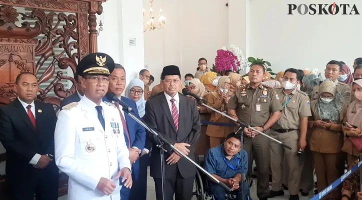 Pj Gubernur DKI Heru Budi Hartono akan kembali membuka posko pengaduan masyarakat di Balai Kota.(Foto: Aldi)