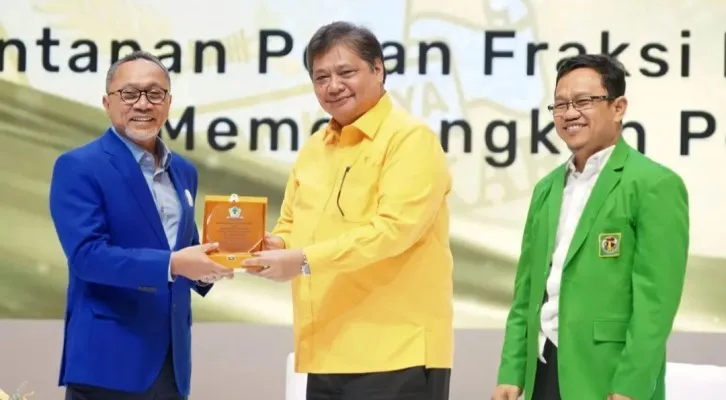 Ketua Umum DPP Partai Golkar Airlangga Hartarto dan KIB. (ist)